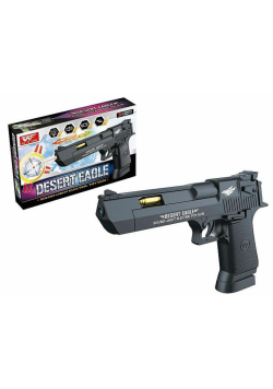 Pistolet na baterie światło, dźwięk, wibracje