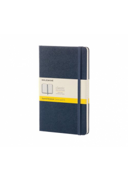 Notes Moleskine Classic L w kratkę szafirowy