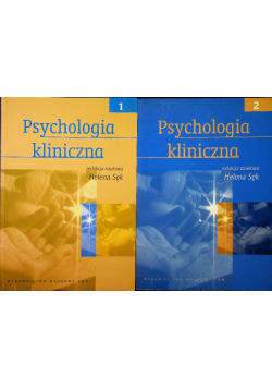 Psychologia kliniczna tom 1 i 2