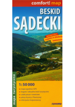 Beskid Sądecki mapa turystyczna 1:50 000, ExpressMap