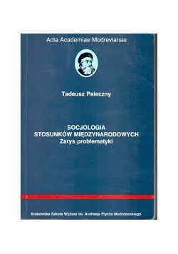 Socjologia stosunków międzynarodowych