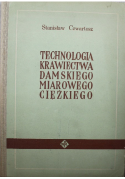 Technologia krawiectwa damskiego miarowego lekkiego