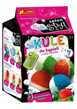 Kule do kąpieli z solą morską Truskawkowe mojito