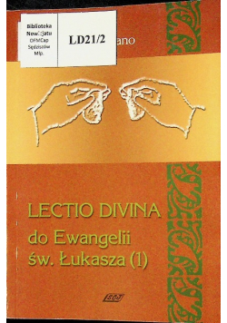 Lectio Divina Do Ewangelii Św Łukasza 1