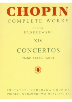 Chopin Complete Works XIV Koncerty