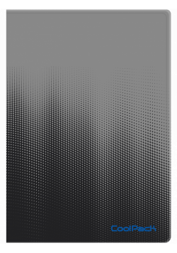 Teczka clear book A4 Coolpack Gradient 20 koszulek GREY