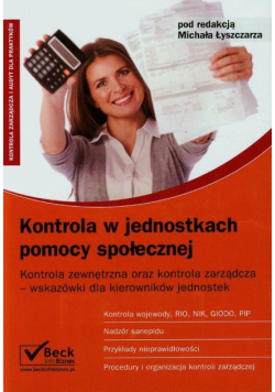 Kontrola w jednostkach pomocy społecznej