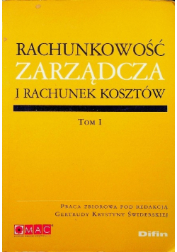 Rachunkowość zarządcza i rachunek kosztów