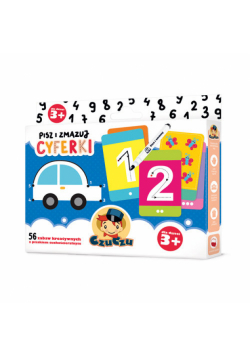 CzuCzu Pisz i zmazuj Cyferki 3+