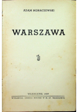 Warszawa 1937 r.