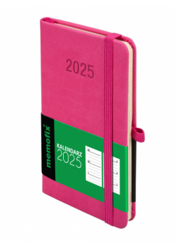 Kalendarz 2025 Memofix A6 TDW różowy