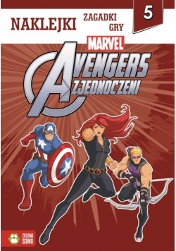 Avengers Zjednoczeni Część 5 Naklejki zagadki gry