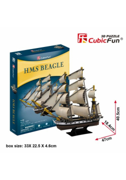 Puzzle 3D Żaglowiec 168 elementów