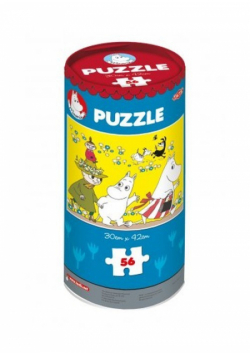Muminkowe puzzle w puszce 56 elementów