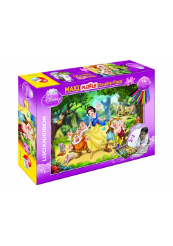 Puzzle dwustronne Śnieżka 108 + mazaki