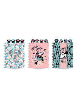 Kołobrulion A5 100k. kratka Disney fashion Minnie mouse 1szt. mix