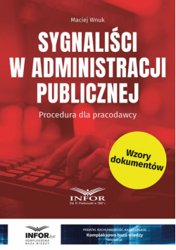 Sygnaliści w administracji publicznej Procedura dla pracodawcy