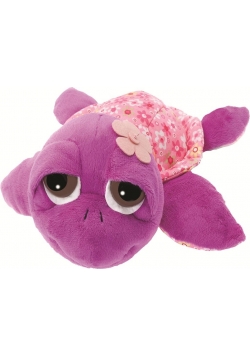 Mały fioletowy żółw kwiatek 15cm SUKI