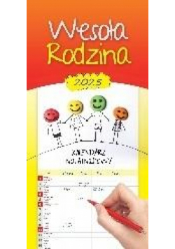 Kalendarz 2025 rodzinny notatnikowy Wesoła rodzina