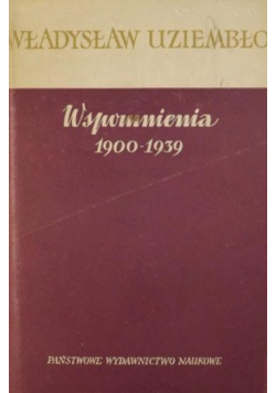 Uziembło Wspomnienia 1900-1939