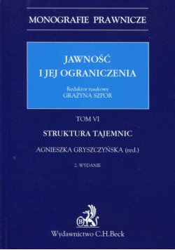 Jawnośc i jej ograniczenia  Tom 6