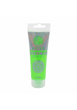 Farba akrylowa Deco Artea 75 ml tuba neonowy zielony