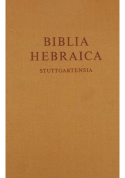 Biblia Hebraica Stuttgartensia
