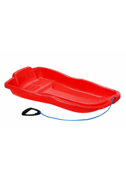 Sanki 87cm z linką i uchwytem czerwone