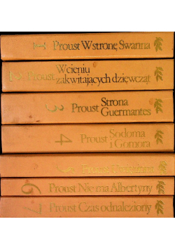 W poszukiwaniu straconego czasu Tom 1 do 7