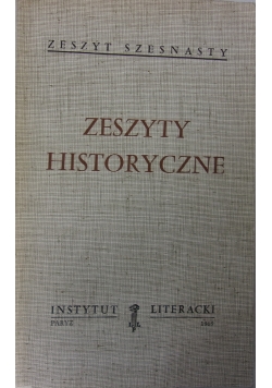 Zeszyty historyczne , zeszyt 16