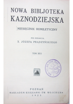 Nowa Bibljoteka Kaznodziejska 1925r.