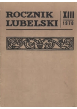 Rocznik Lubelski XIII