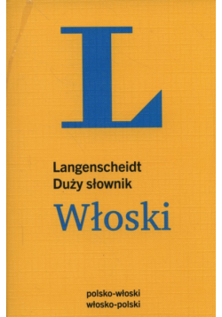 Duży słownik włoski Langenscheidt