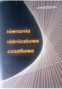Równania różniczkowe cząstkowe