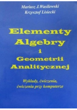 Elementy algebry i geometrii analitycznej