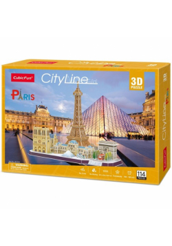 Puzzle 3D City mix wzorów