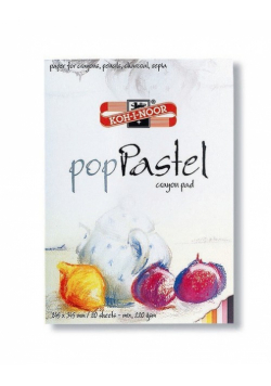 Blok do pasteli Pop pastel 245x345mm 20 arkuszy kolorowych