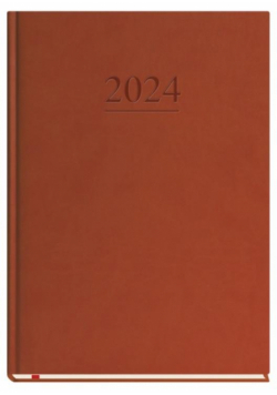 Terminarz 2025 A4 tygodniowy uniwersalny brązowy