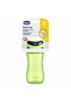 Kubek z twardym ustnikiem 350ml zielony