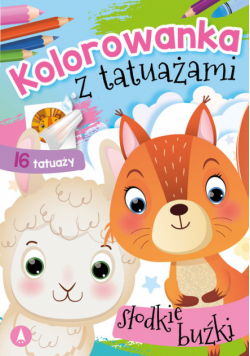 Kolorowanka z tatuażami Słodkie buźki