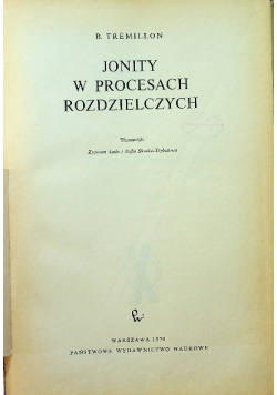 Jonity w procesach rozdzielczych