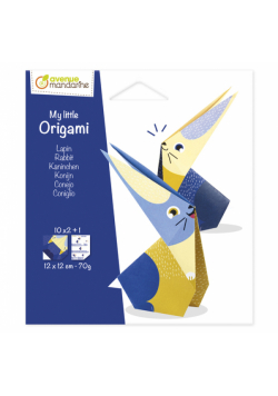 Papier origami 12x12 cm Królik 20 arkuszy