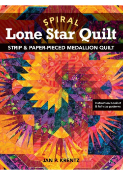 Spiral Lone Star Quilt - Print-On-Demand Edition