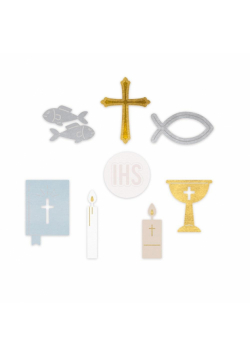 Zestaw wykrojników - Motywy religijne 8szt