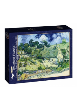 Puzzle 1000 Domki krytę strzechą, Vincent van Gog