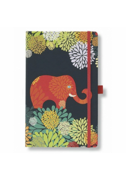 Notes Ivory A6 Animal Słoń kratka