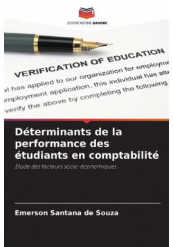 Déterminants de la performance des étudiants en comptabilité