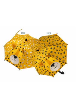 Parasolka 3D zmieniająca kolory leopard