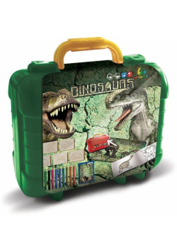Pieczątki Zestaw podróżny Dinozaury