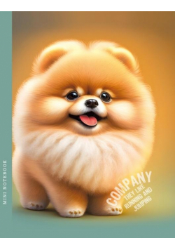 Notatnik 128x165/64K linia pies chow-chow FRESH